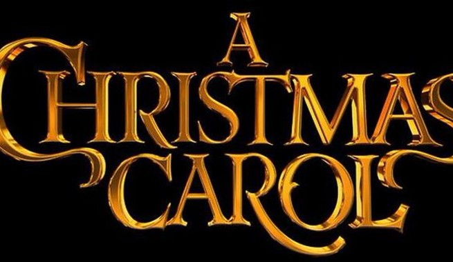 A Christmas Carol in Gold Letters